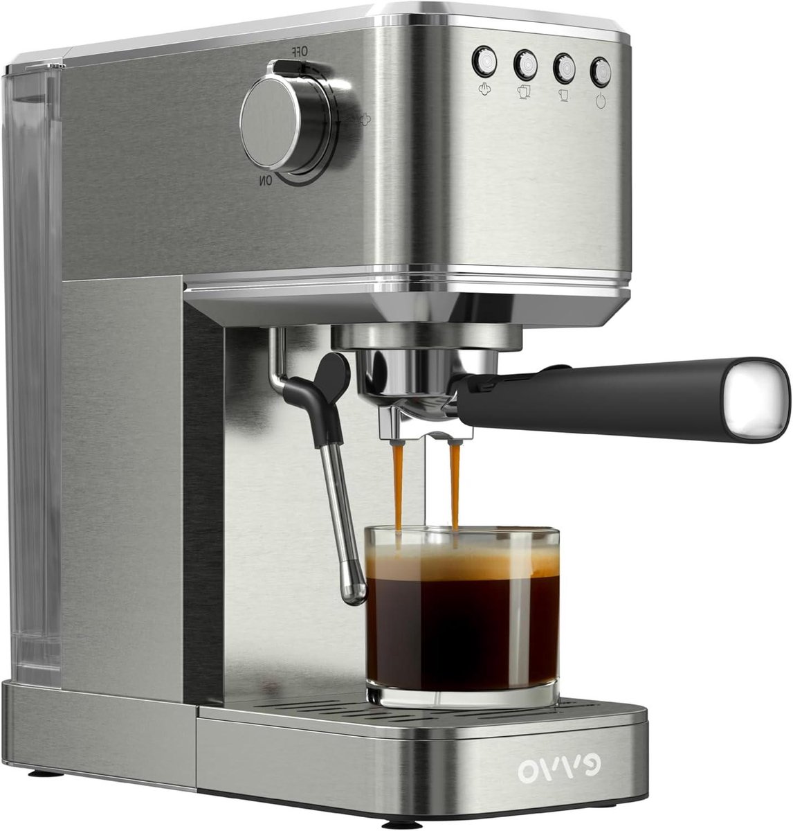 Koffiezetapparaat - Espressomachine - Thuis Barista - 20 Bar Druk - 1.2L Tank - Staal