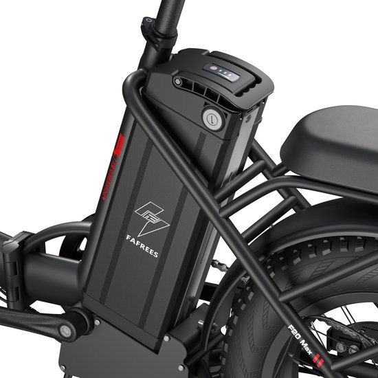 FAFREES F20 MAX Opvouwbare Elektrische Fiets - 48V 30Ah Accu, 160km Bereik, 20"x4.0" Vetbanden, 7-Speed Shimano, Dubbel Geveerd van FAFREES — afbeelding 3