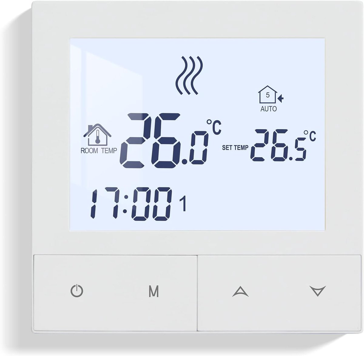SnelShoppen - Slimme Water Verwarming Thermostaat - Wekelijks Programmeerbare Digitale Kamerthermostaat 3A TDS72-WP voor Energiebesparing en Comfort i