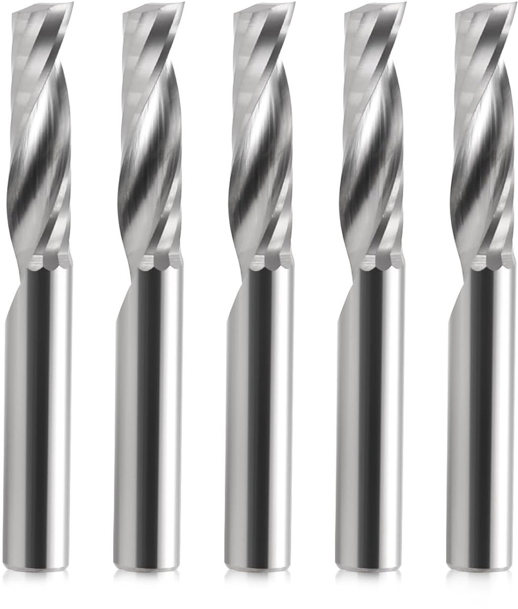 Hoge Precisie Frees voor Houtbewerking, VHM Frees met 6mm Schacht en 22mm Snijlengte, Ideaal voor Kunststof, PCB en PVC Bewerking