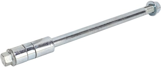 Dailygoods- Achteras 230mm - Vervanging voor 125cc/140cc - Staallegering - Inclusief 3 pakkingen - Geschikt voor PIT PRO Trail Crossmotor - Wielas van Dailygoods — afbeelding 2