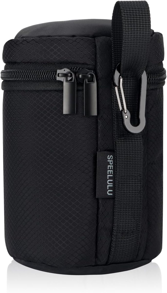 SnelShoppen - Waterdichte Camera Lens Tas M - Beschermende Lenstas voor DSLR Lens, Flitser en Camera Accessoires - 90 x 130mm - Ideaal voor Fotografie