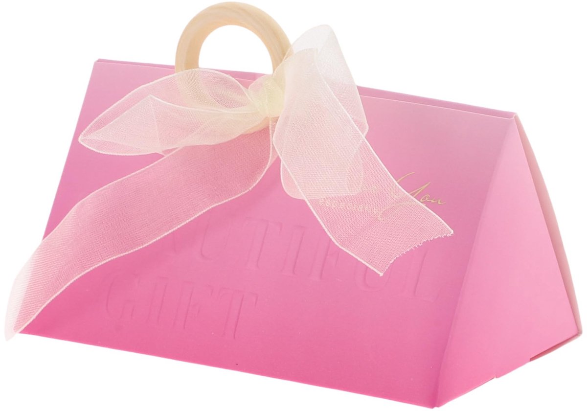 Dailygoods- Geschenkdozen - 20 Stuks - 13 x 7 x 6 cm - Houten Lint - Duurzaam - Voorgevouwen Ontwerp - Recyclebaar - Cadeauverpakking
