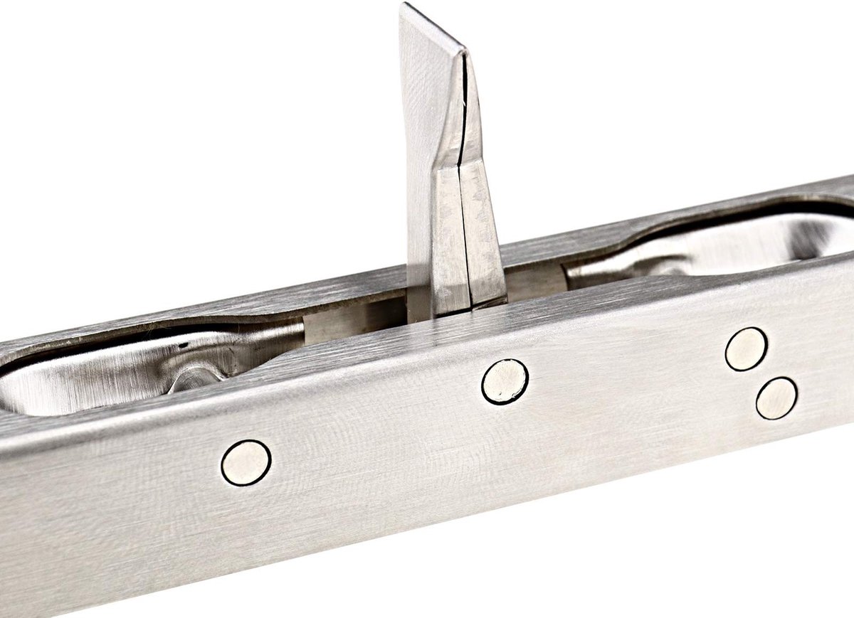 Dailygoods- Deurslot Beveiliging - Flush Bout - Roestvrij Staal - 150 mm - Eenvoudig te Monteren - Thuisveiligheid - Deurbeslag