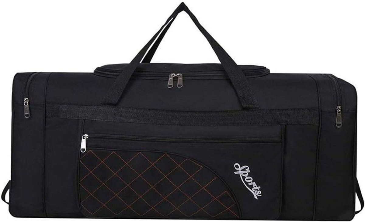 Opvouwbare Reistas - Zwart - 31,1 x 11,4 x 13,8 in - Lichtgewicht en Waterdicht - Voor Unisex