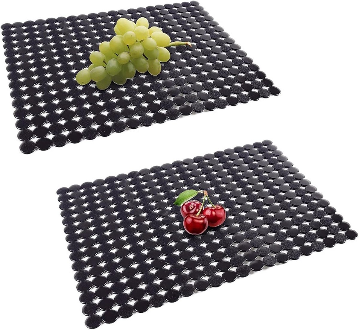30x40cm PVC Sink Mat for Kitchensink - Black - ShopVlot