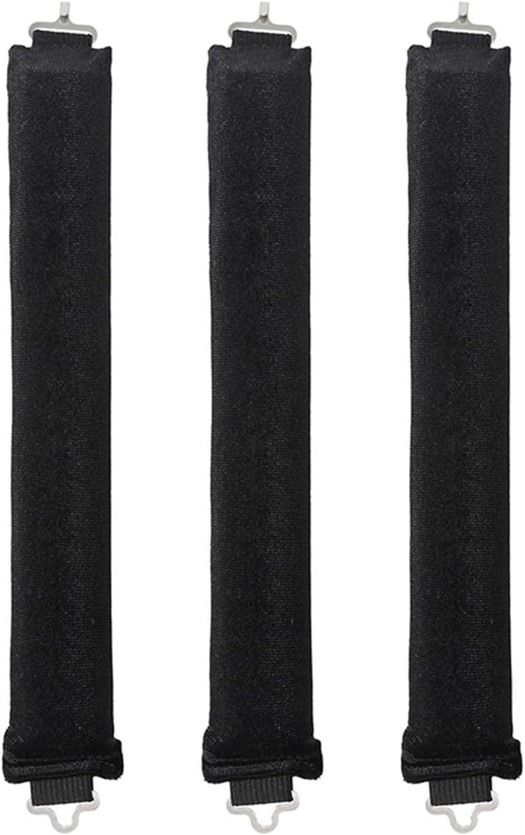 SnelShoppen - Heat-free krullers 3 stuks, hittevrije haarstylers, grote krullen, zachte fluwelen krullers, haarspelden voor 's nachts, gezond en volum