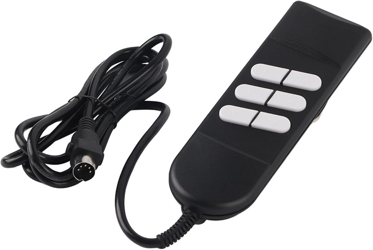 SnelShoppen - 6 Knops Bank Controller Lift CH Handbediening Schakelaar voor Thuisapparatuur Bed 5-Pin Micro Switch, Geschikt voor Meubelbediening, Een