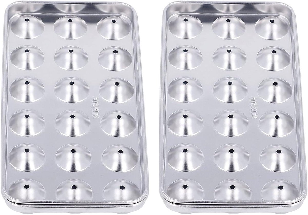 Ijsmachine Roestvrij Staal Ijsblokjesvorm Ijsmaker Cocktails Maken 18 Roosters Niet Gespecificeerd Zilver