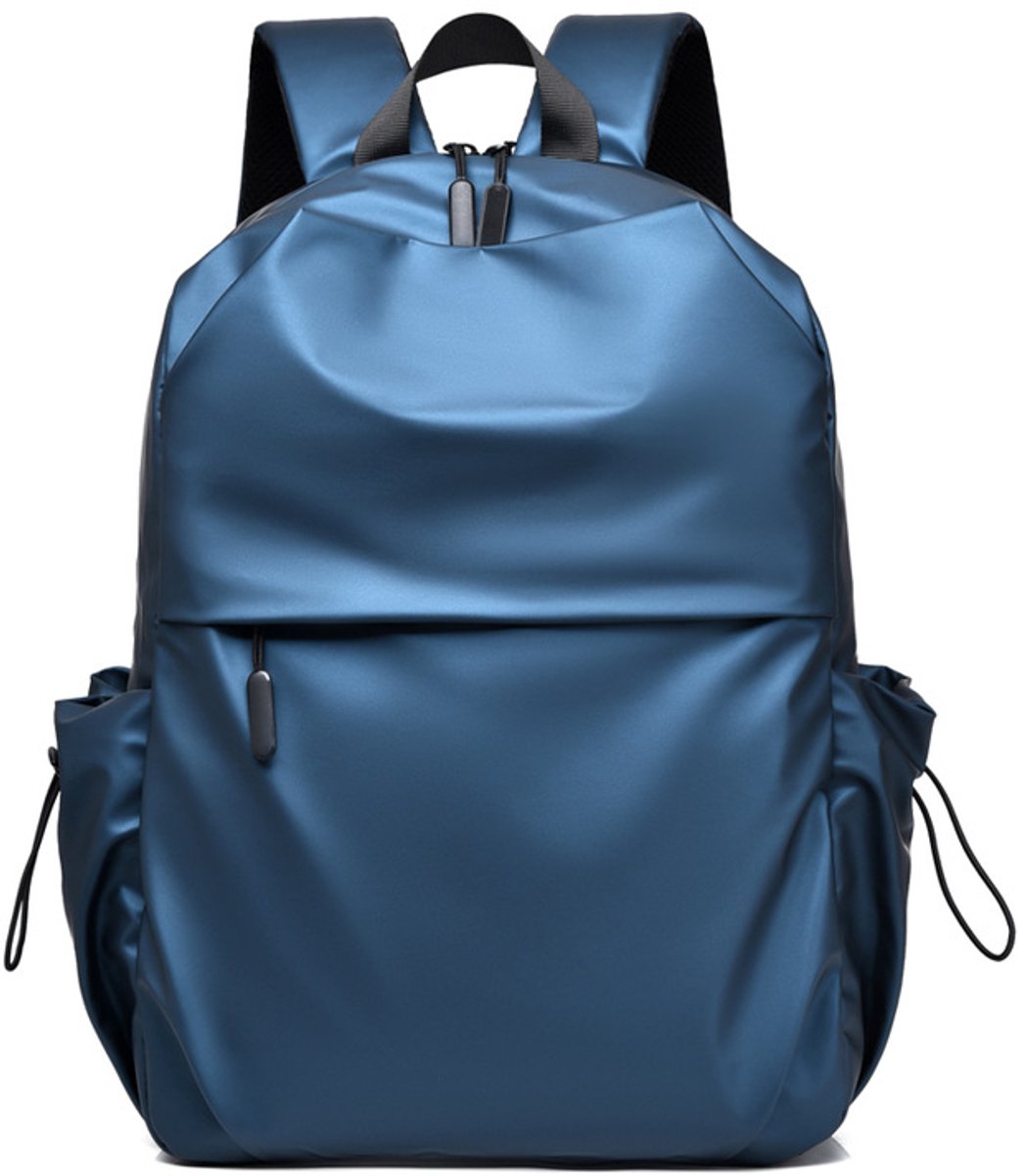 YAGXIG Casual rugzak voor heren - Rugzak voor dagelijks gebruik - Laptoprugzak - Tas voor 14-inch laptops - Waterdichte rugzak - Geschikt voor dagelijks reizen - Blauw