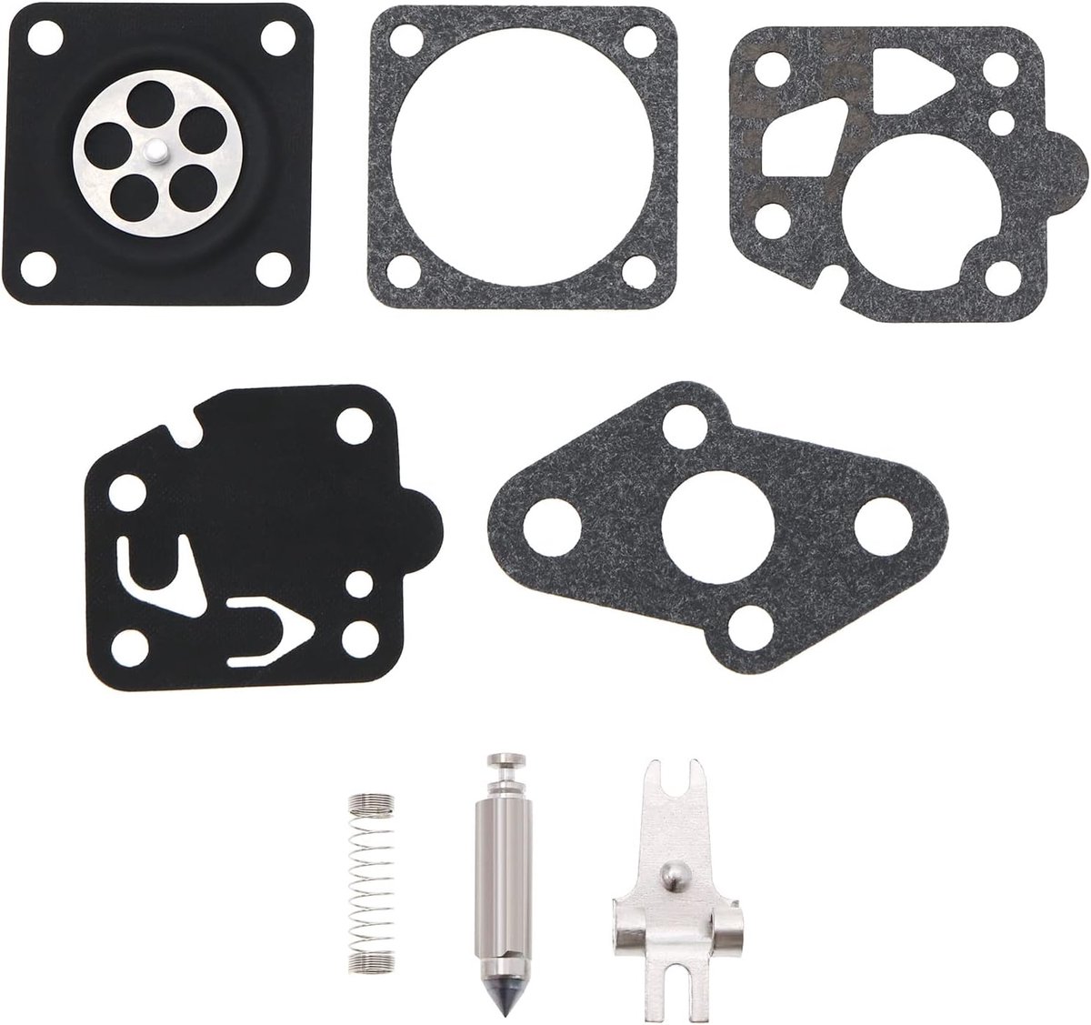 ECSiNG 8 Pack Carburetor Gasket Repair Kit Compatible with Kawasaki TD24 TD25 TD33 TD40 TD48 TG20 TG24 TG25 TG33 - ShopVlot