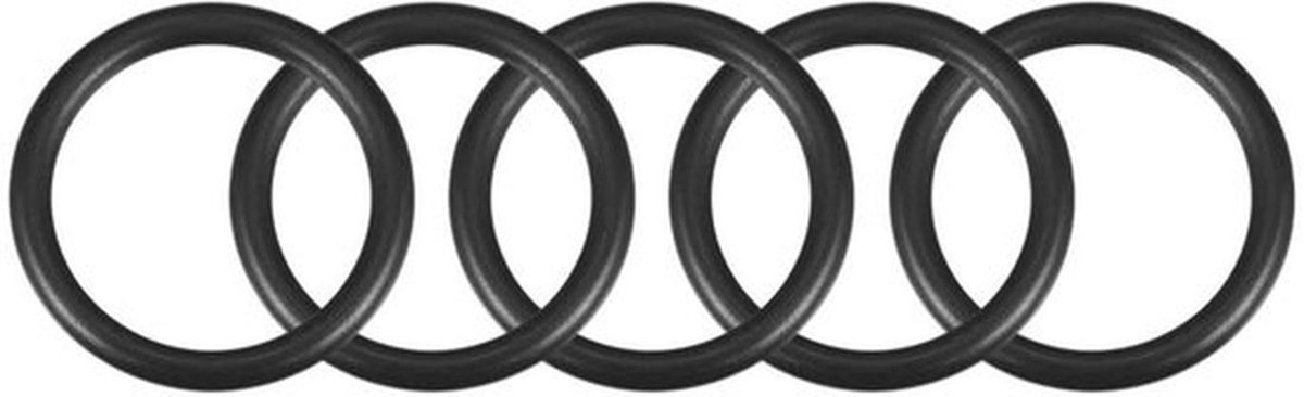 5 Stuks Nitril Rubber O-Ringen - 44mm Buitendiameter, 38mm Binnendiameter, 3mm Breedte - Perfect voor Afvoer, Loodgieterswerk en Auto Reparatie