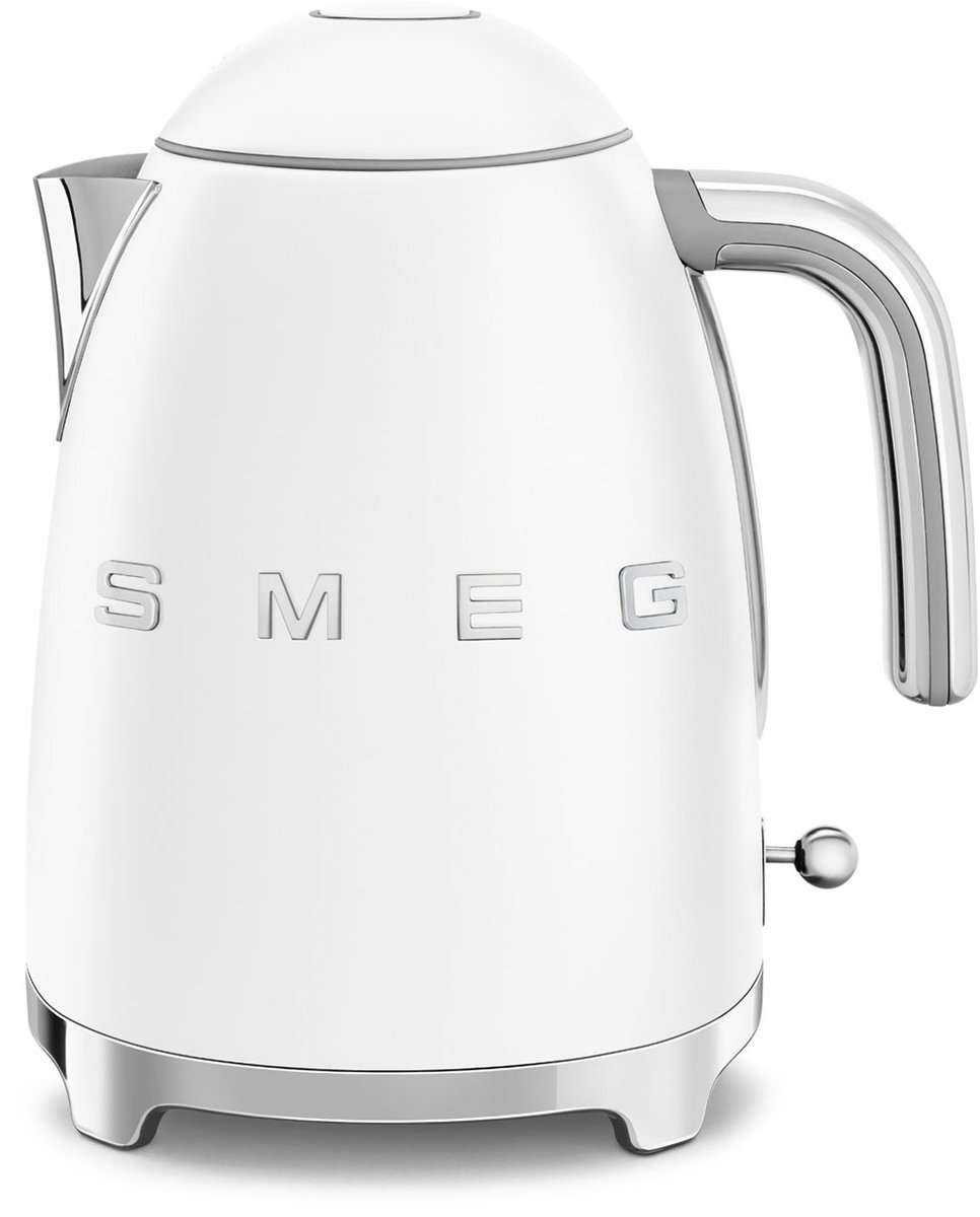 Bol.com SMEG KLF03WHMEU Waterkoker - 1,7 Liter - 2400W - RVS Kalkfilter - 360° Draaivoet - Soft Opening - Automatische Uitschake... aanbieding