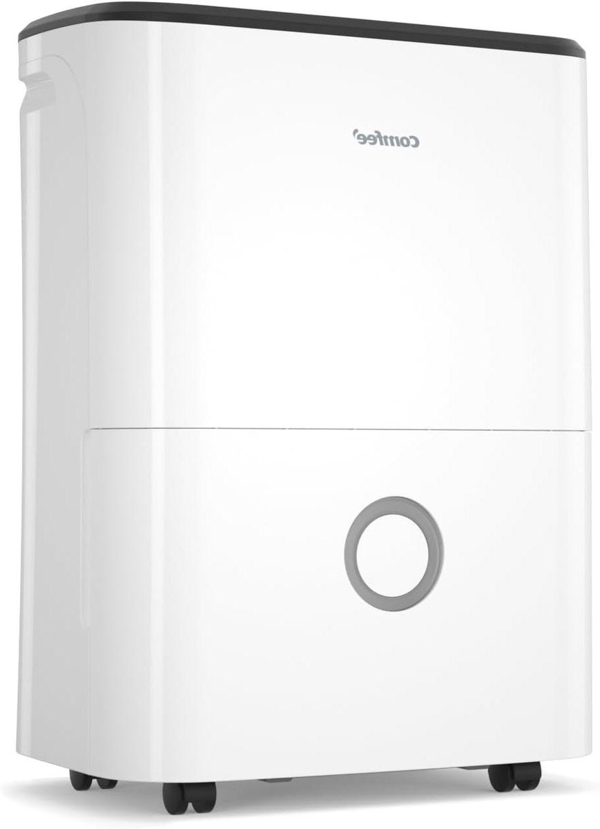 Luchtontvochtiger - Vochtvreter - Schimmel Voorkomen - Automatische Vorstbeveiliging - 20 Liter/Dag - Zwart Wit