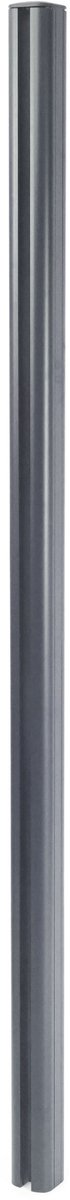 Aluminium paal Sarthe WPC-omheining, pijlerpaal, insteeksysteem 1,86m ~ grijs