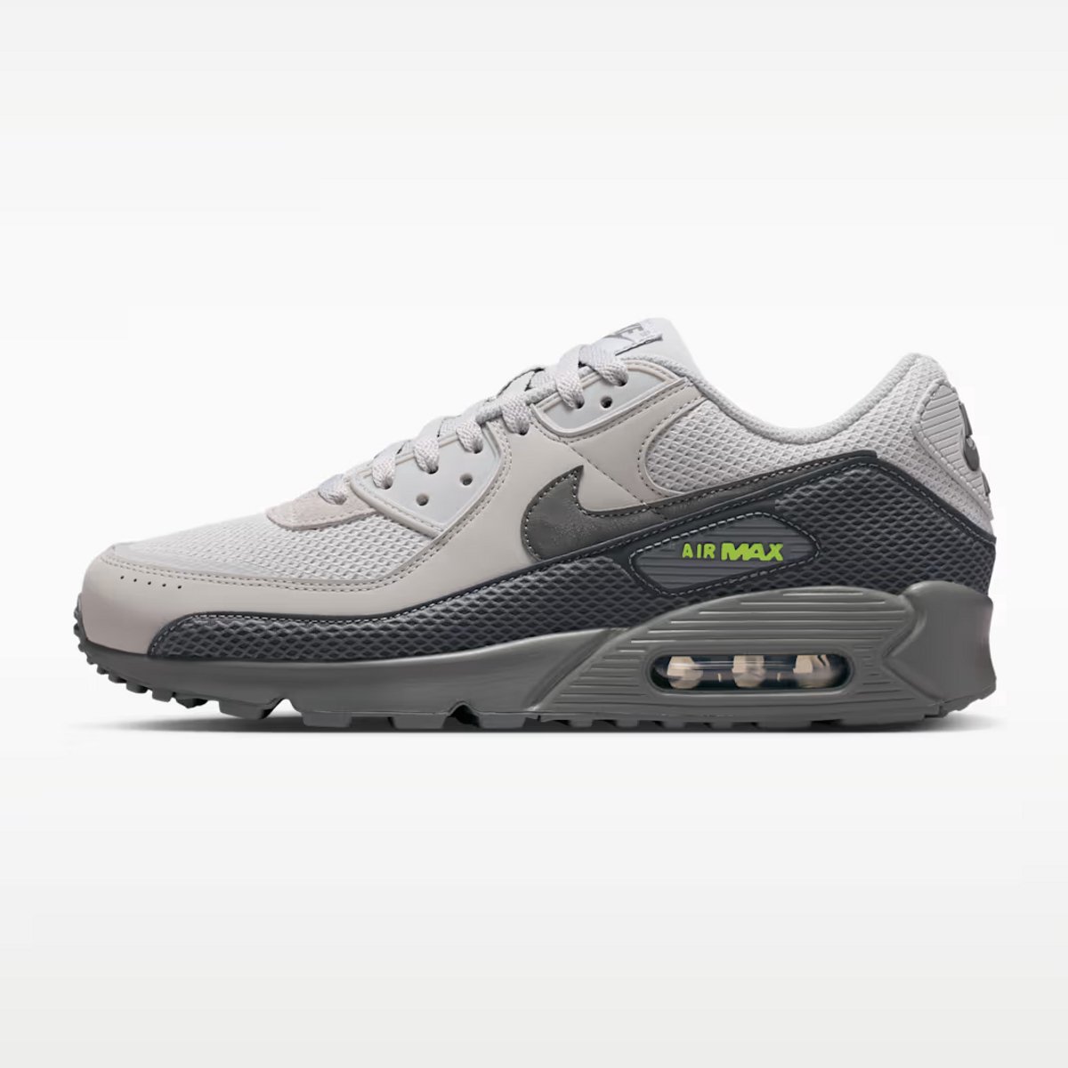 Nike Air Max 90 Unisex Mesh Mudguard Volt Iron Wit