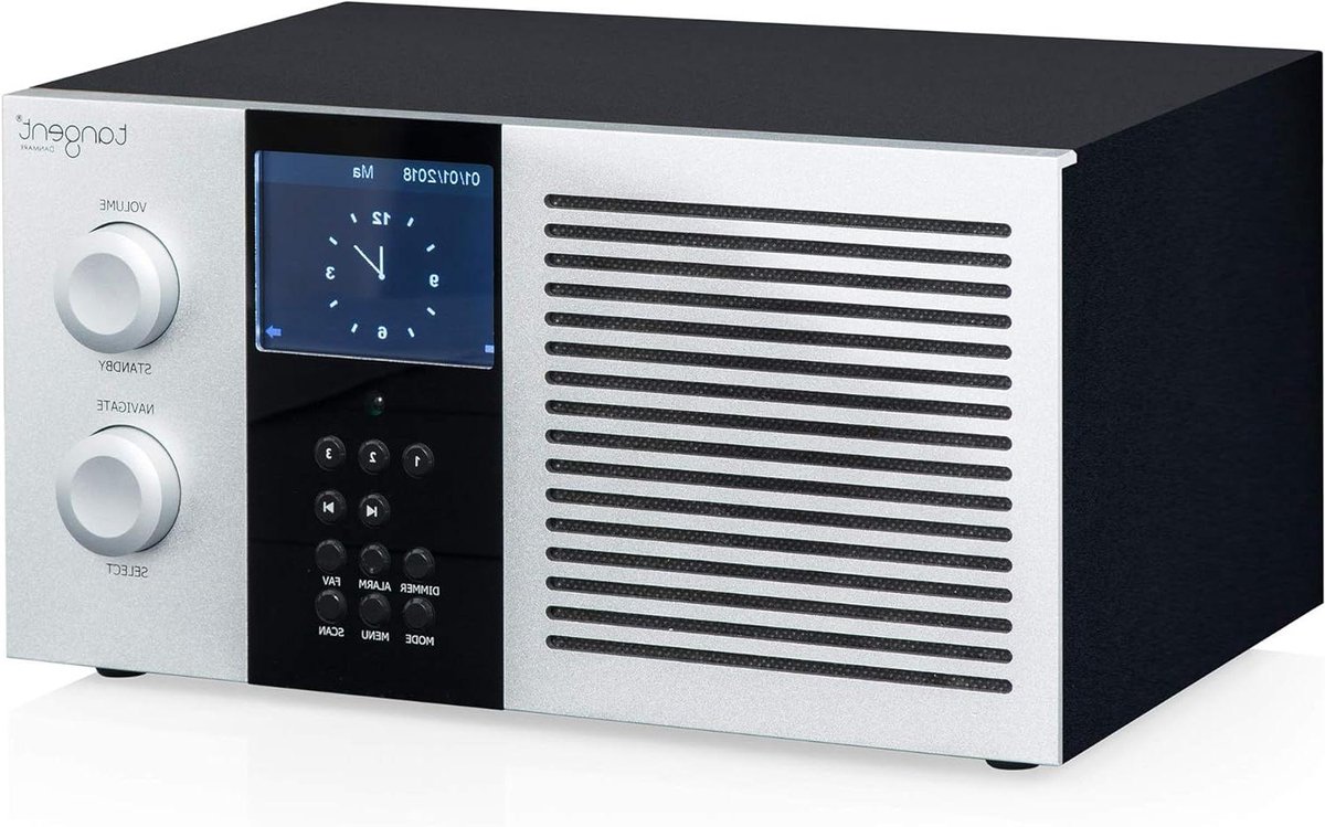 Internetradio - Muziekspeler - Muziek Luisteren - Mono Geluid - 28 x 18.5 x 14 cm - Zwart