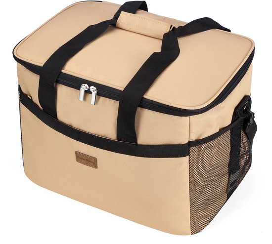 Packaway 4 Laags Geïsoleerde Lunchtas - 30 liter Koeltas - Beige van Packaway — afbeelding 3