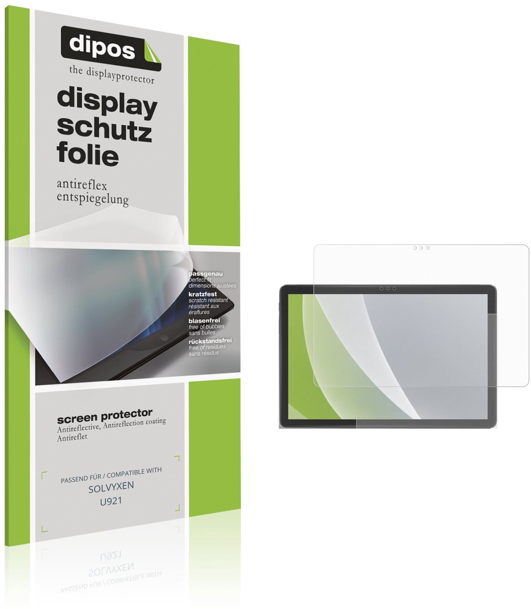 dipos – 2x Matte Beschermfolie geschikt voor SOLVYXEN U921 | Krasbestendige & antireflecterende Screenprotector Ultra-Thin