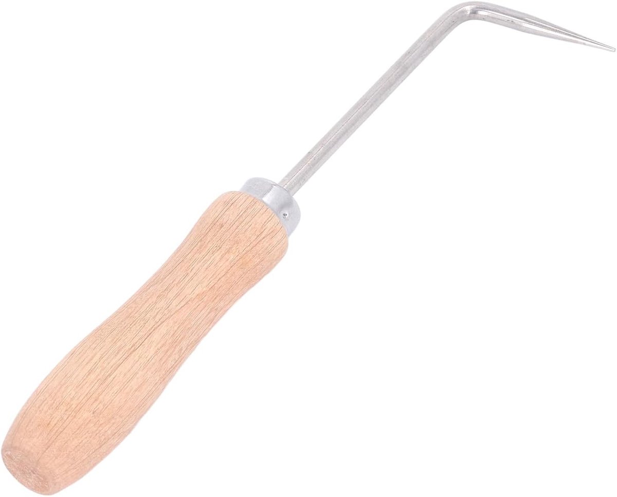 SnelShoppen - Draagbare 6 Mm Dikte Hot Air Las Haak Voor PVC TPO Rollen - Valse Lasdetectie Op Daken - Ergonomisch Beuken Houten Handvat