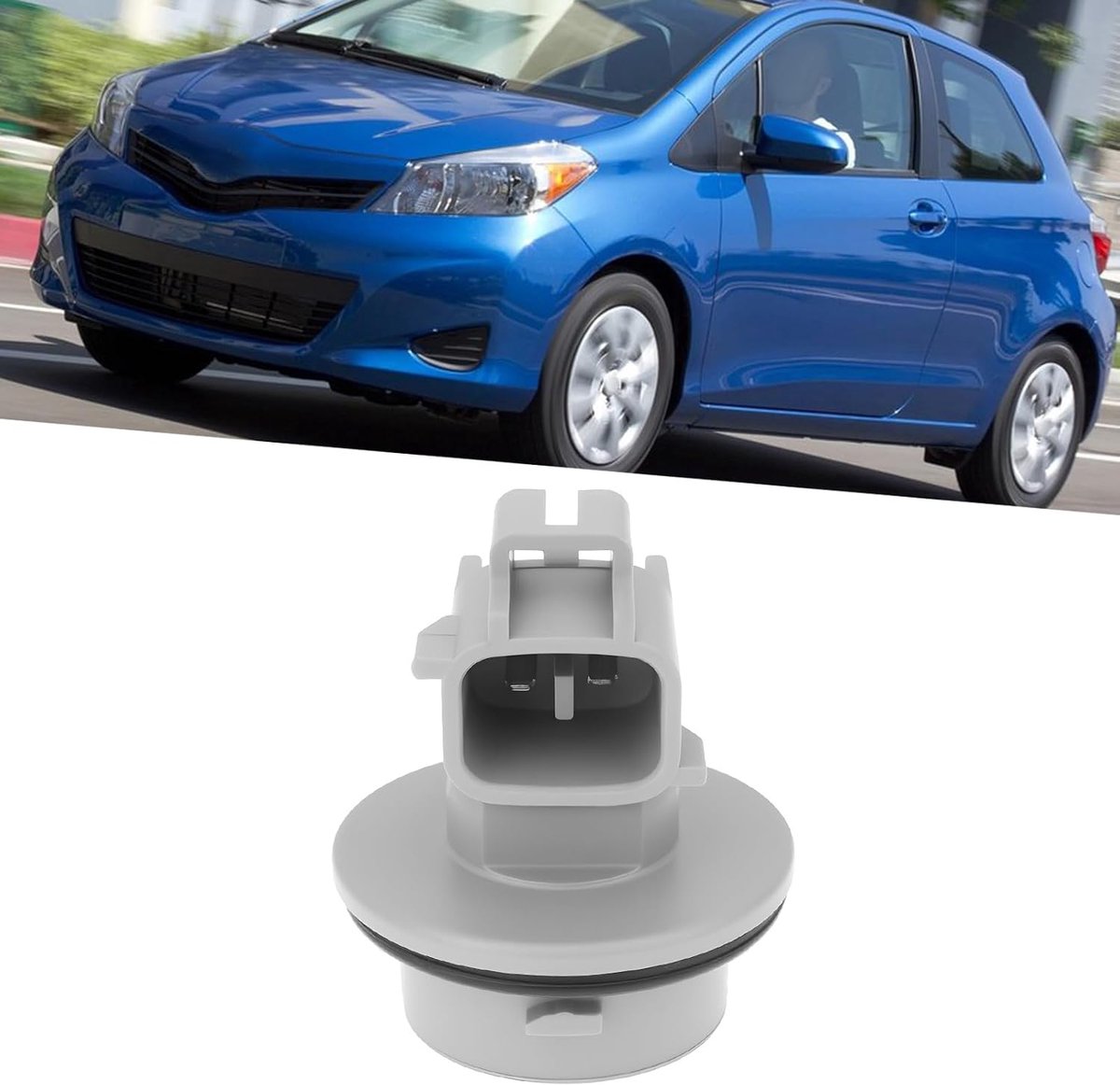 SnelShoppen - 2x Achter Foglamp Houder 90075-99092 Geschikt voor Toyota Yaris 2012-2020 - Duurzaam en Eenvoudig te Installeren