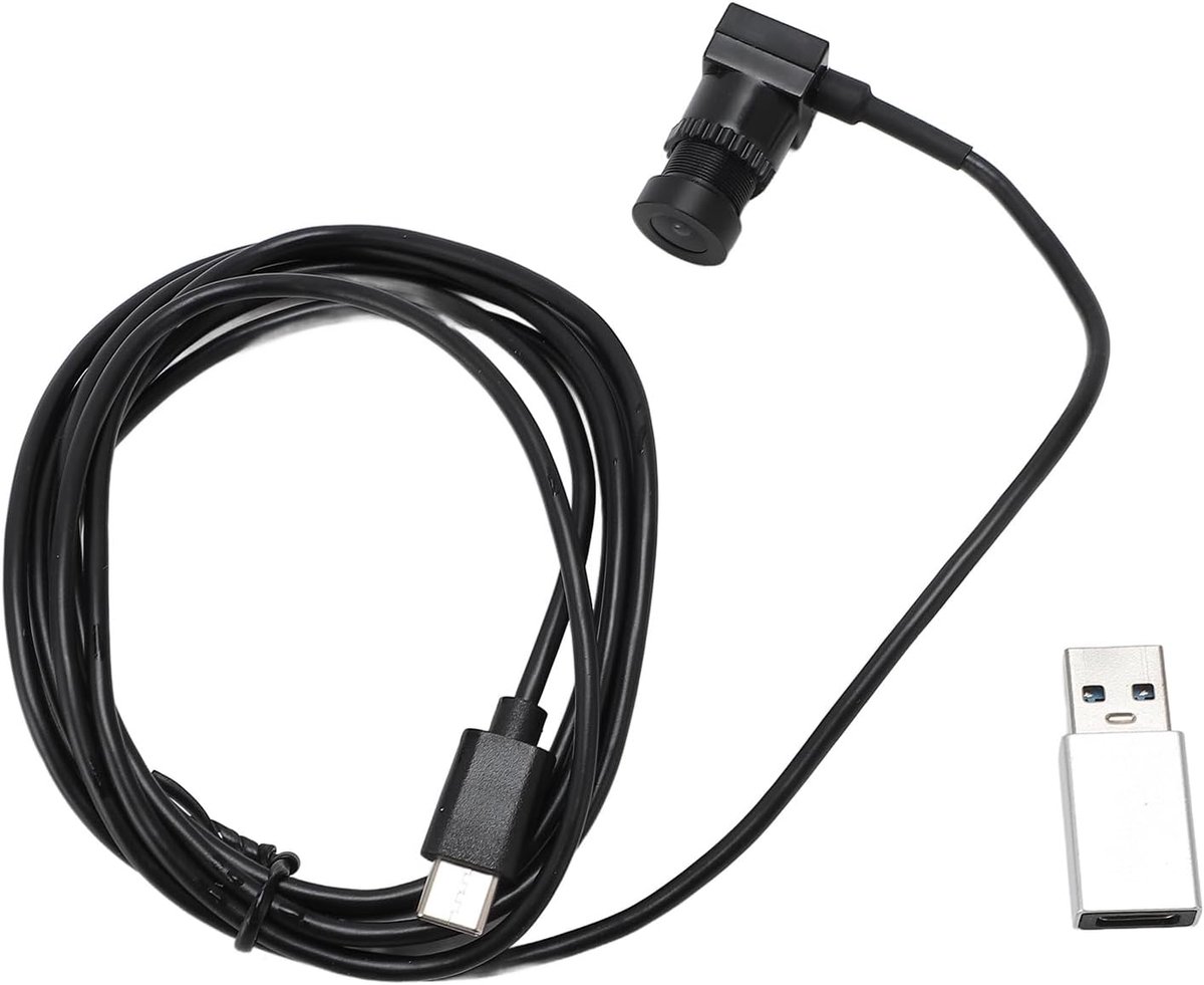 SnelShoppen - 1080p Type C Webcam met Microfoon, 1.5m Plug - USB Camera voor Smartphone en Laptop, Duidelijke Beelden, Plug and Play