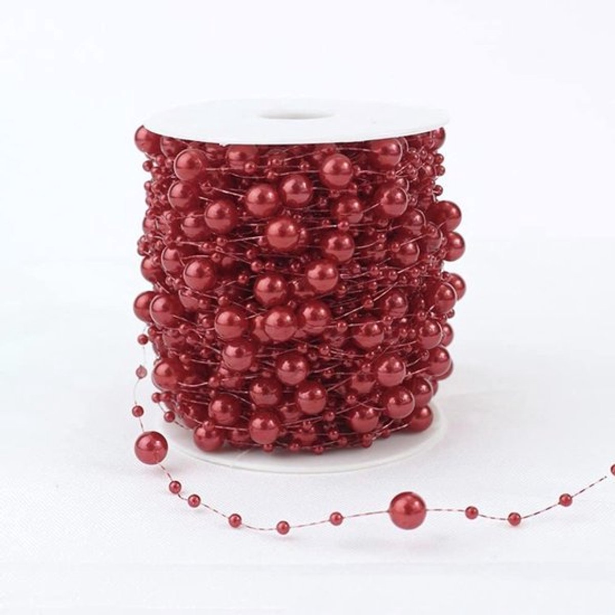 Sierlijke Parelslinger voor DIY Feestdecoratie, Bruiloft, Kerst en Haaraccessoires - Perfect voor Cadeaus en Creatieve Projecten