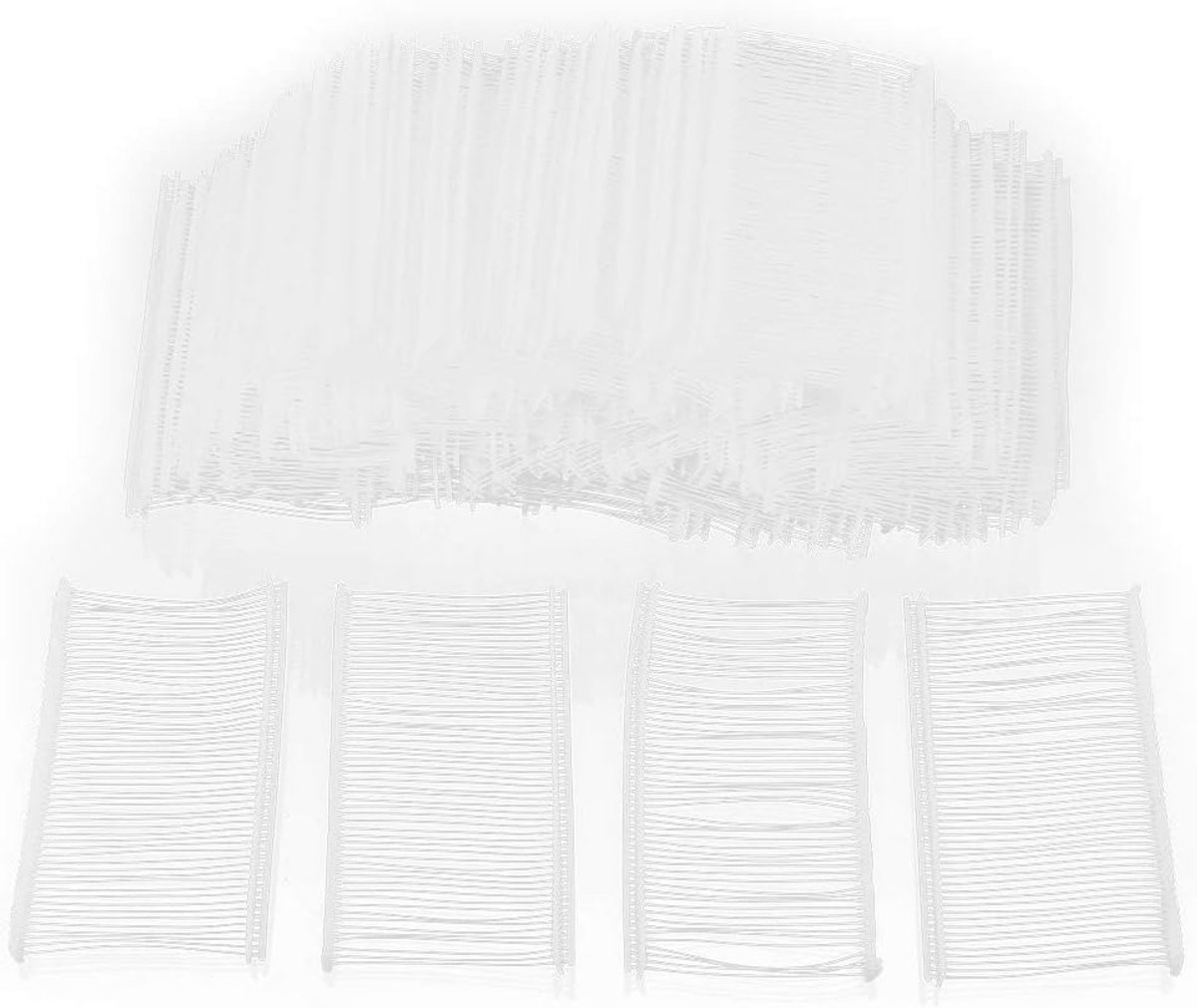 SnelShoppen - 5000 Stuks Tag Gun Barbs - Duidelijke Kledingetiketten, Prijslabels, Tag Pins, Tagging Tools, 50mm, Eco-vriendelijk, Voor Kleding, Verpa