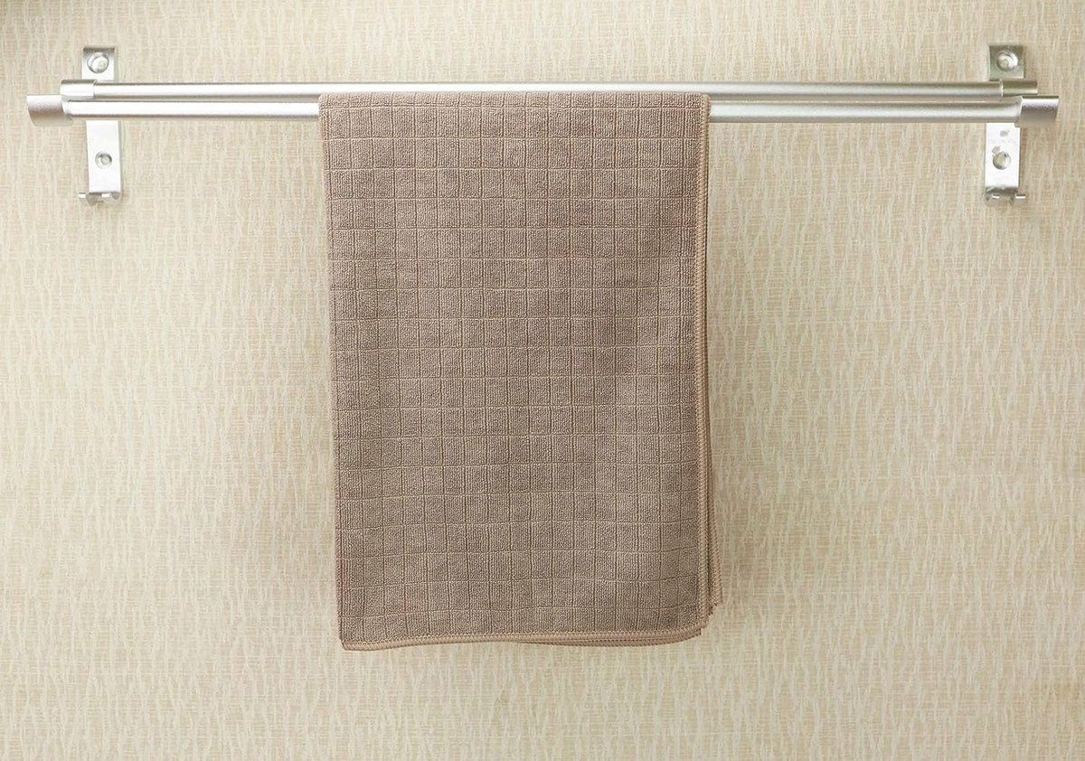 Set van 8 Microvezel Theedoeken - Kaki - 45 x 65 cm - Super Absorberend en Pluisvrij - Voor Keuken en Badkamer