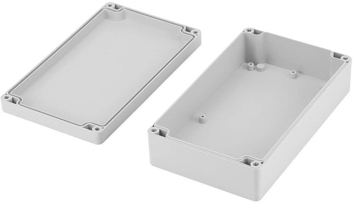 SnelShoppen - Waterdichte Juntiekasten 200 x 120 x 55 mm, IP65 Kabeldozen, Corrosiebestendig, Vlamvertragend ABS, Voor Vochtige Ruimtes