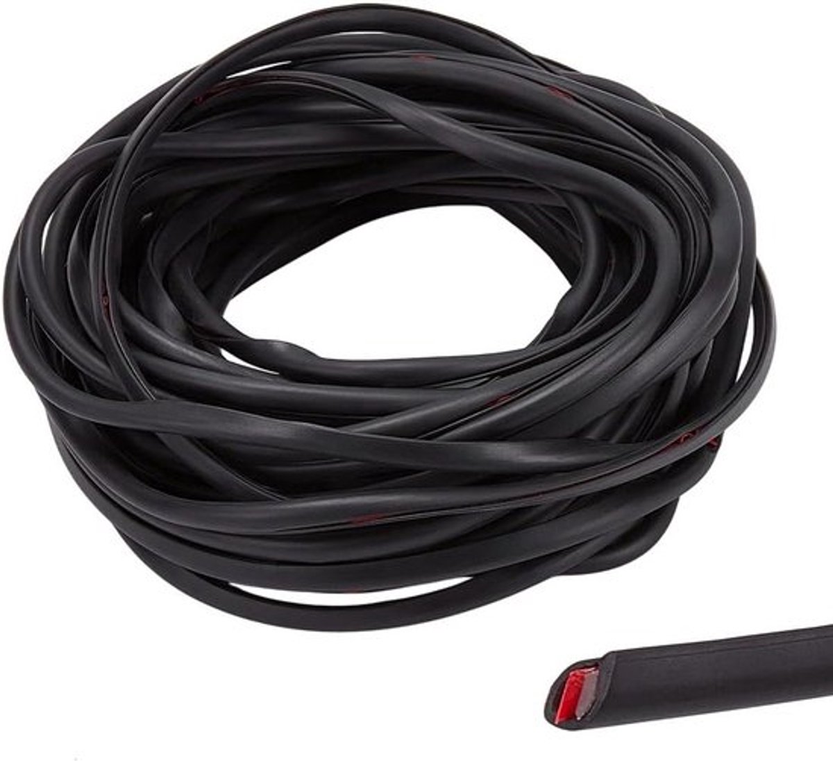 10m Auto Deurrand Beschermers PVC Interieur Moulding Trim 6x4.5mm U Vorm Zelfklevend Zwart voor Sedans, Trucks en SUV's - Bescherming en Veiligheid voor Auto's