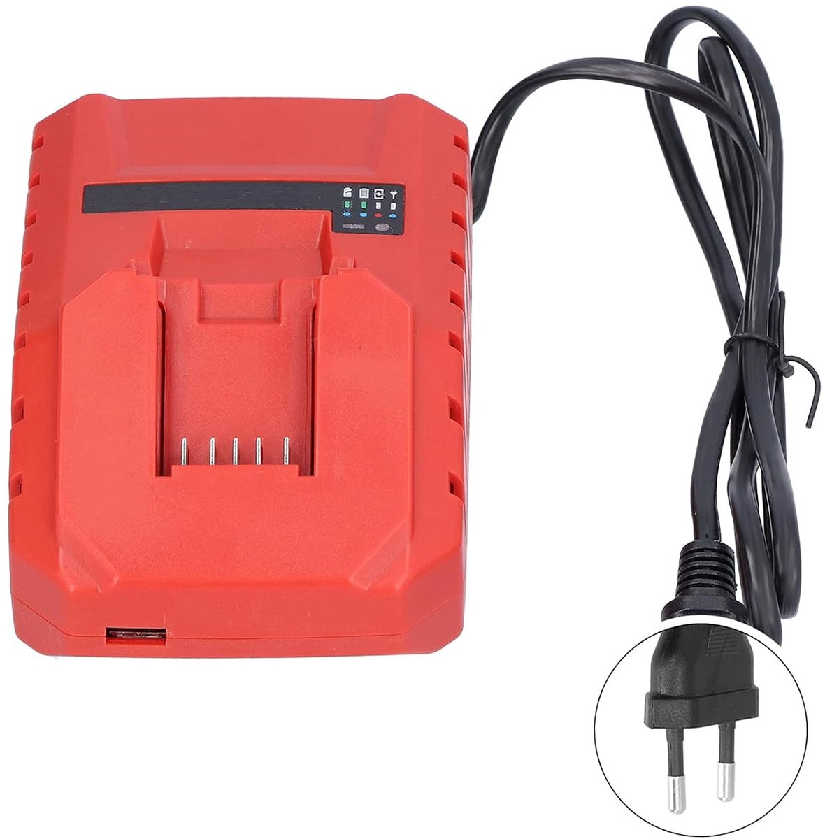 SnelShoppen - Acculader Vervangende Accu Onderhoudsdrup Acculader Accudesulfator Toebehoren Voor Gereedschap 12V C4/12-50 100 Tot 240V (EU Stekker)