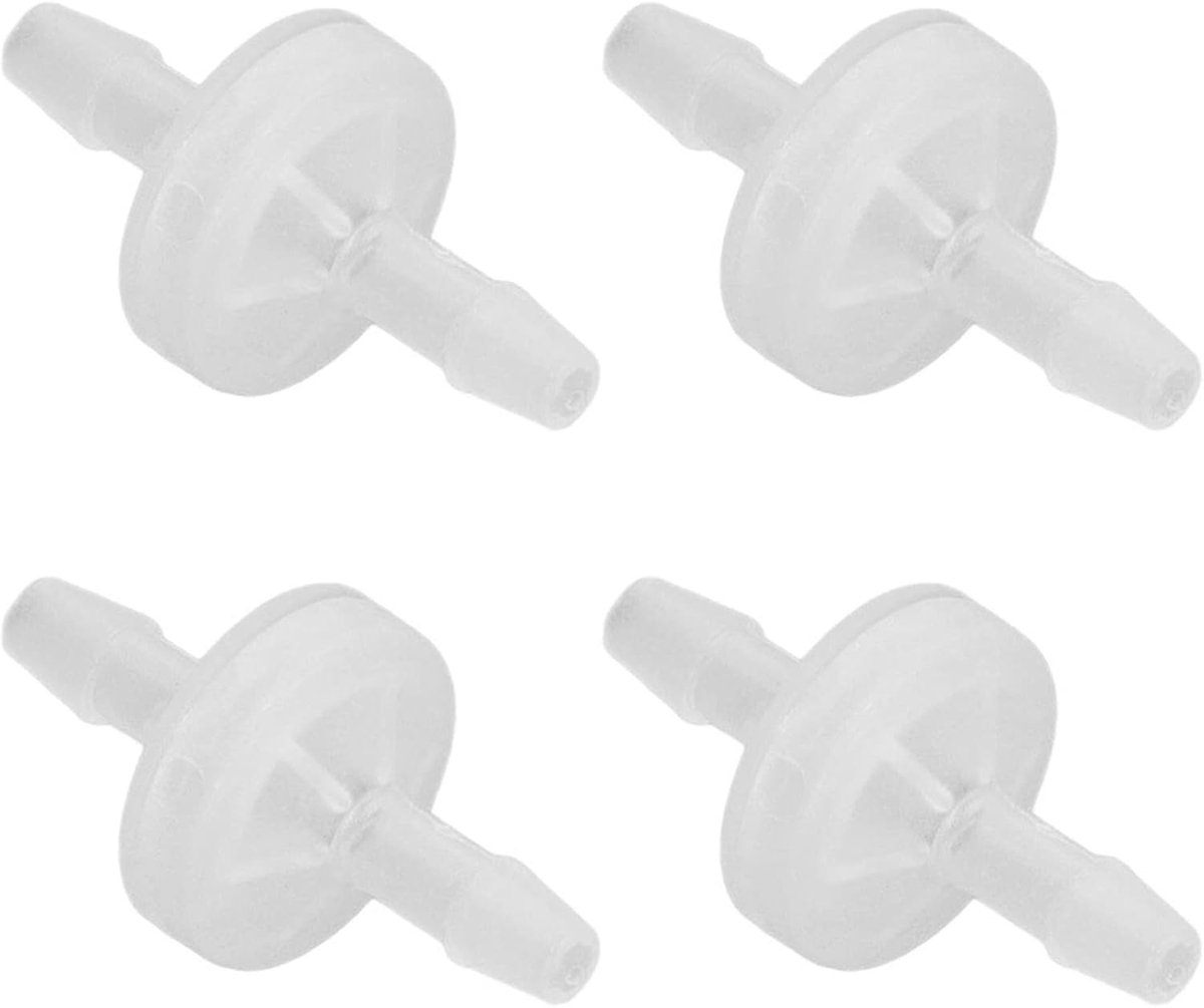 12Pcs Aquarium Check Valve 4mm One Way Valve Air Valve PP Oil Resistant One Way Valve for Fish Tank Air Pump Hose - ShopVlot