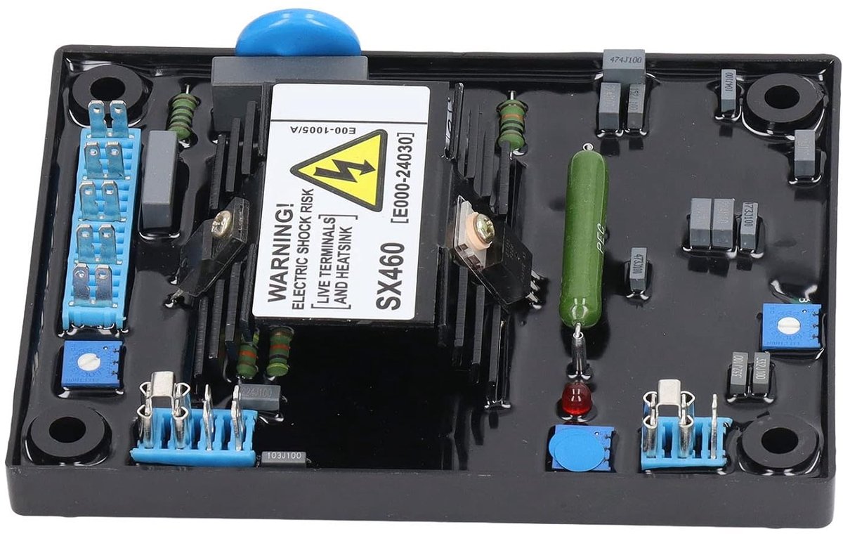 SnelShoppen - Stamford Generator AVR SX460 Spanningsregelaar Bord voor Nauwkeurige Voltage Controle - 90V DC, Automatische Regulator, 4A Continue Stro