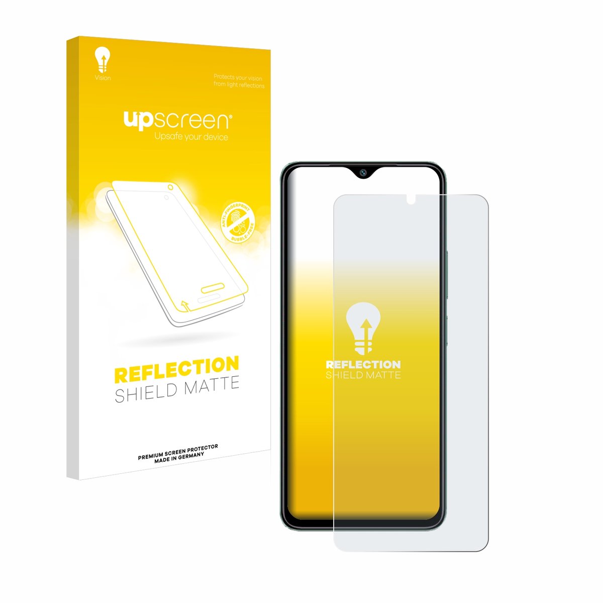 upscreen - Screenprotector voor Xiaomi Redmi A3 - Folie Beschermfolie anti glare matte
