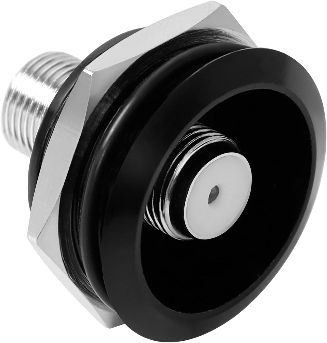 SnelShoppen - F type coaxiaal kabel adapter, 2x bus naar bus panel mount, TV antenne verlenging, M22 schroefbevestiging, voor satellietontvanger, idea