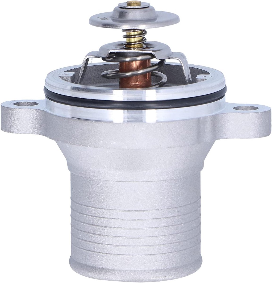 SnelShoppen - RVS Koelvloeistof Thermostaat Assemblage Duurzaam voor Auto Vervanging Perkins Motor 1104D-E44T