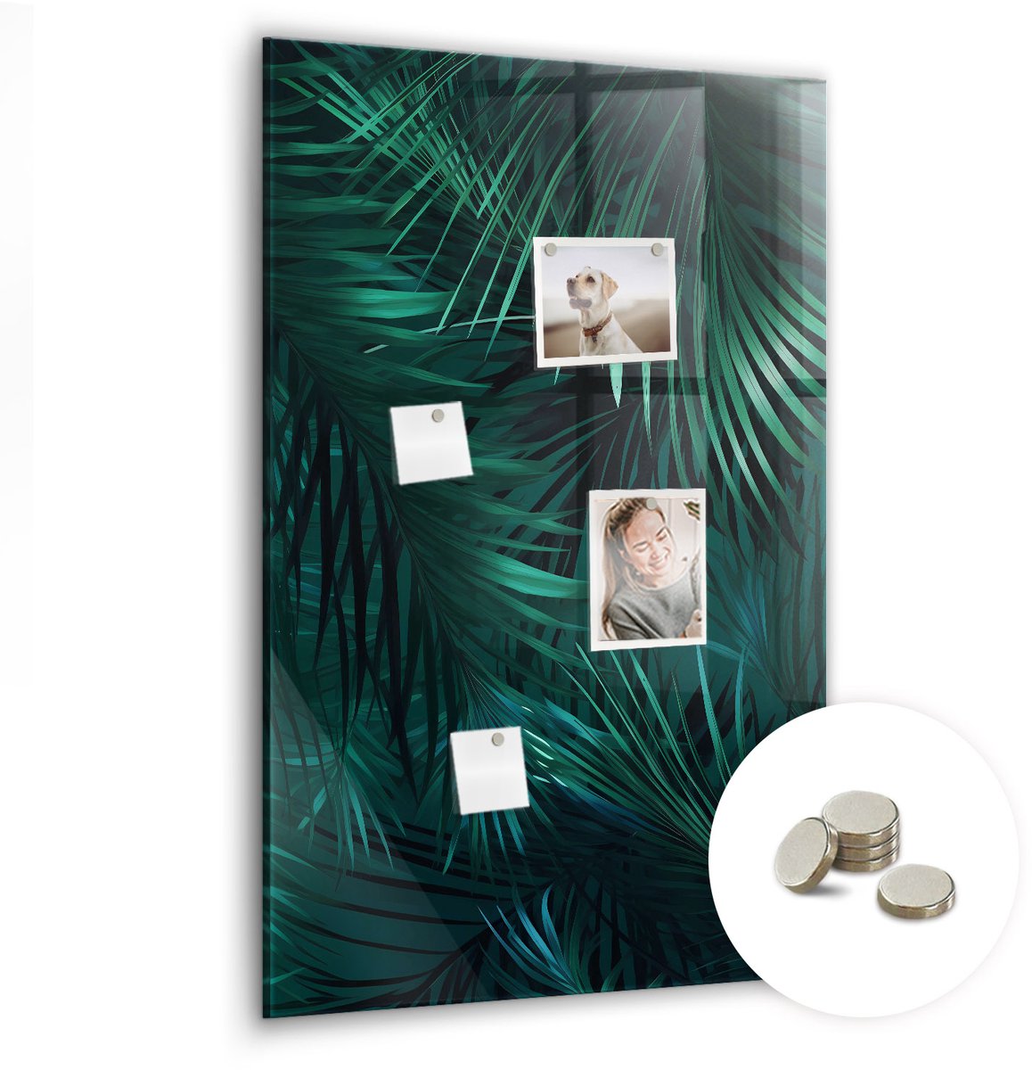 Coloray Glazen Magneetbord - Magnetisch Bord Chocoladerepen - 60x90 cm - Groente Magneetbord - Magnetic Board - Bureau Decoratie