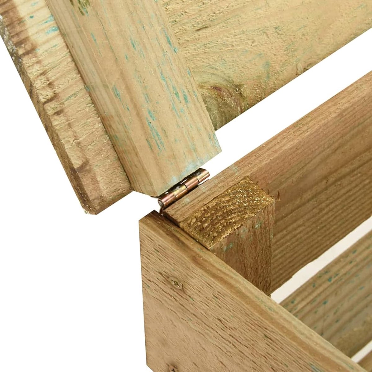 Compostbak Hout - Compostvat Tuin - Compost Maken - Geïmpregneerd Grenenhout - 80 x 50 x 100 cm - Natuurlijk