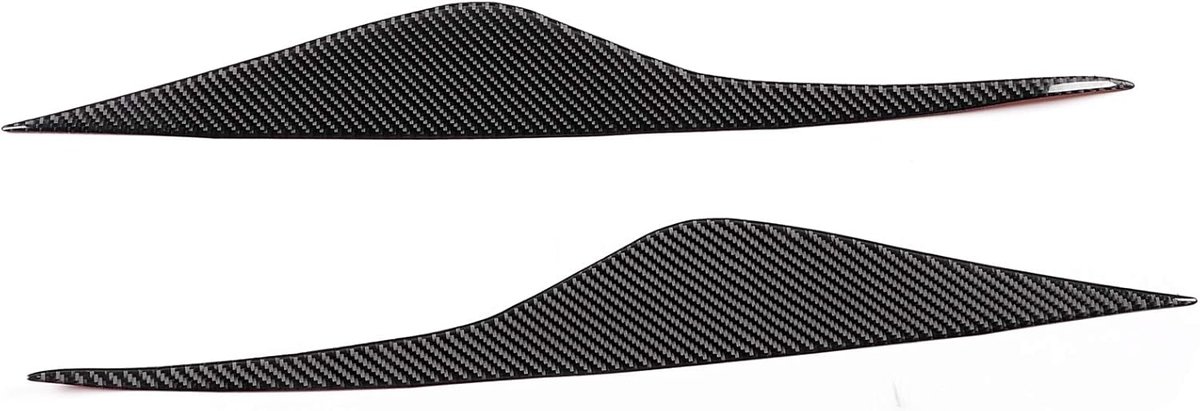 SnelShoppen - Scheinwerferblenden Voor Ford Mondeo 4 - Carbon Scheinwerfer Oogleden - 2 Stuks - Zwarte Decoratie Voor Scheinwerfer - Perfecte Pasvorm