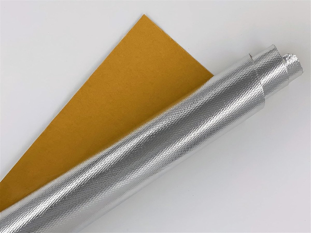 SnelShoppen - Zelfklevende Warmtebeschermfilm - Hitte Reflecterende Film voor Keuken, Oven, Barbecue, Kachel, Stookplaats, Universeel Gebruik