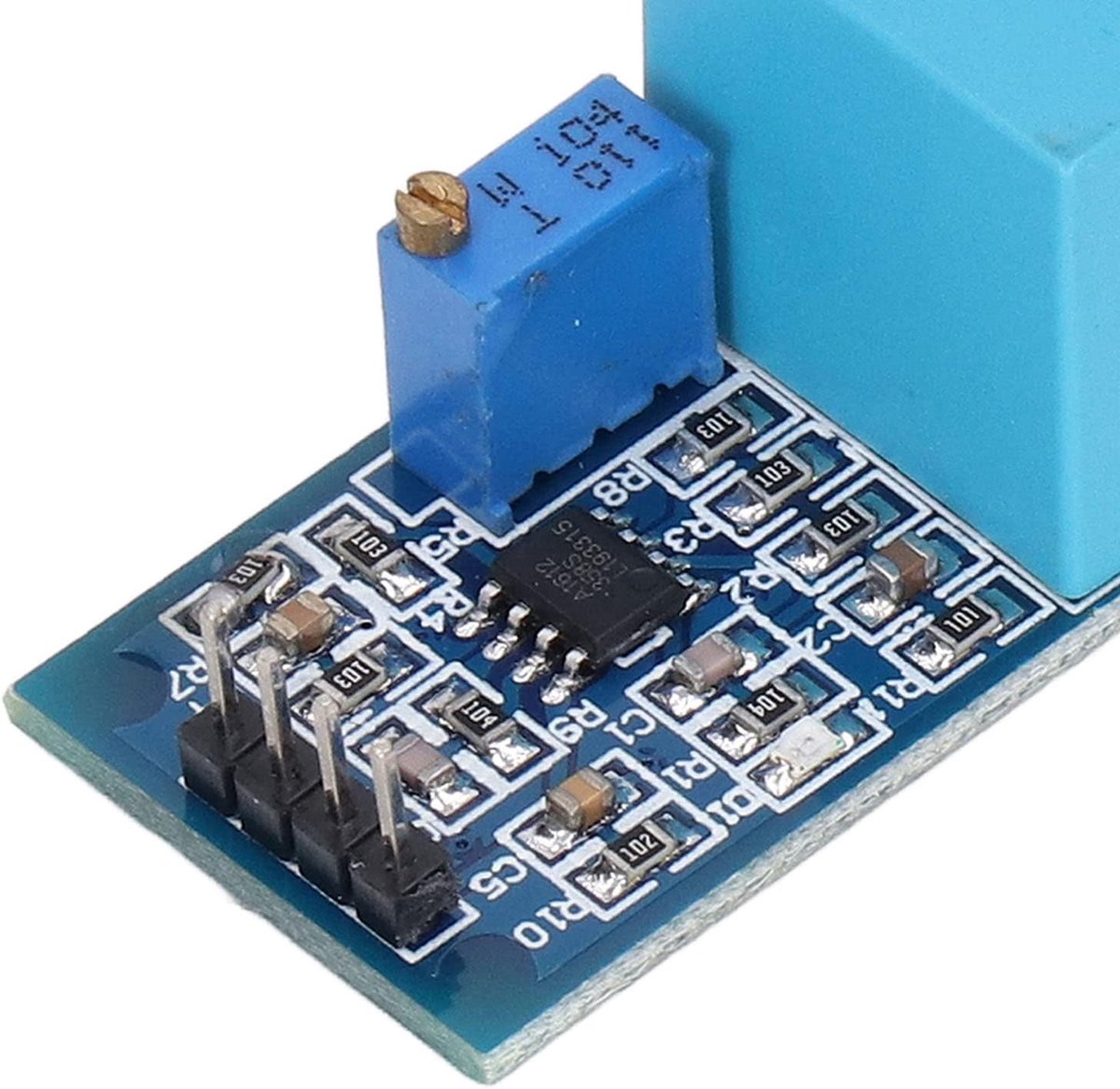 SnelShoppen - Voltage Transformator Module Actieve Enkele Fase AC Uitgangs Spanning Sensor Board ZMPT101B - Hoge Precisie, Compact, Voor Elektronica P