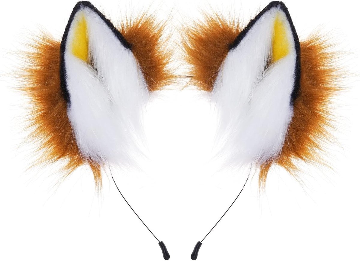 Handgemaakte dierenoren voor Halloween cosplay, wolf, vos, kattenoren, kostuumaccessoires en haarbanden