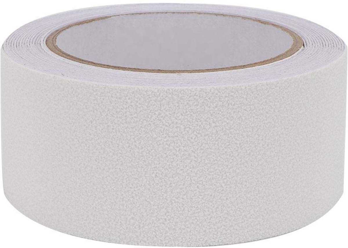SnelShoppen - Anti-slip Veiligheidstape, PEVA/PU Rubber Antislip Tape voor Vloer, Trap, Stappen, Niet-slip Schuurstrip 5m/16.4ft Lengte, 50mm/2inch Br