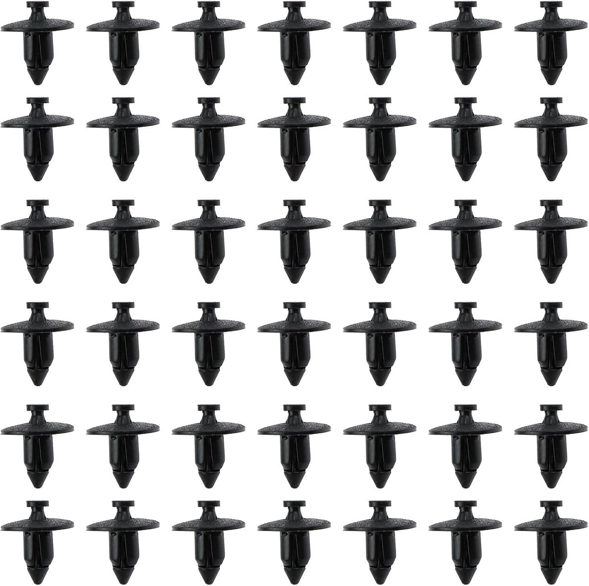 SnelShoppen - 50 Stuks Plastic Rivet Bevestigingsclips 3541113 voor Trimpanelen, Bumper, Fascia Liner, 8mm Gat, Geschikt voor Volvo S40 S60 S80 V50 V7