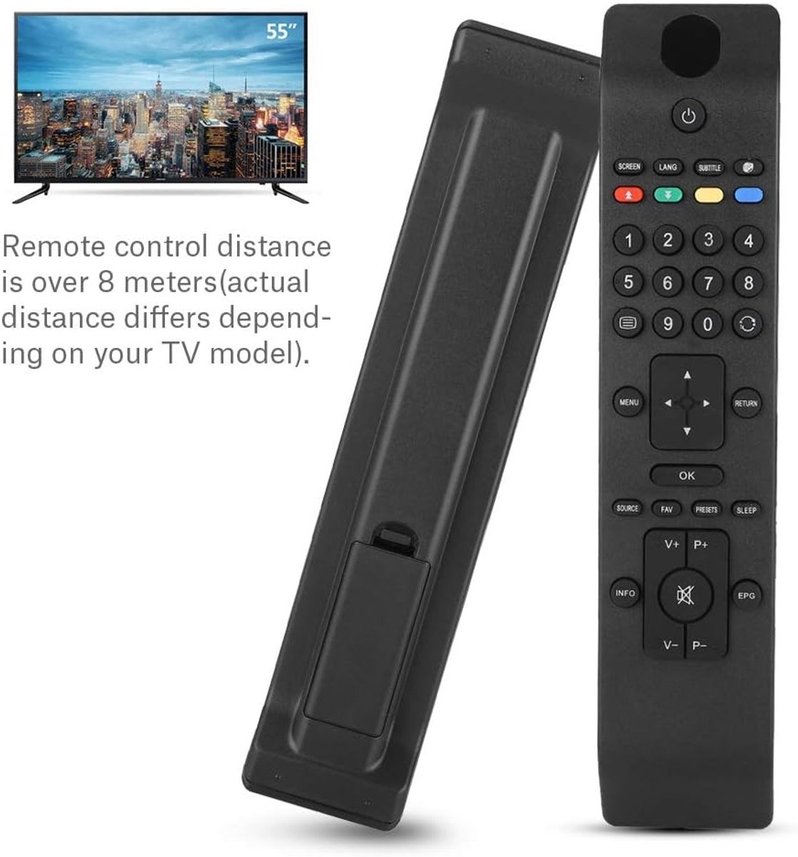 Afstandsbediening - Universele RC3902 - Vervangende Smart Remote - Geschikt voor SHARP TV - ShopVlot