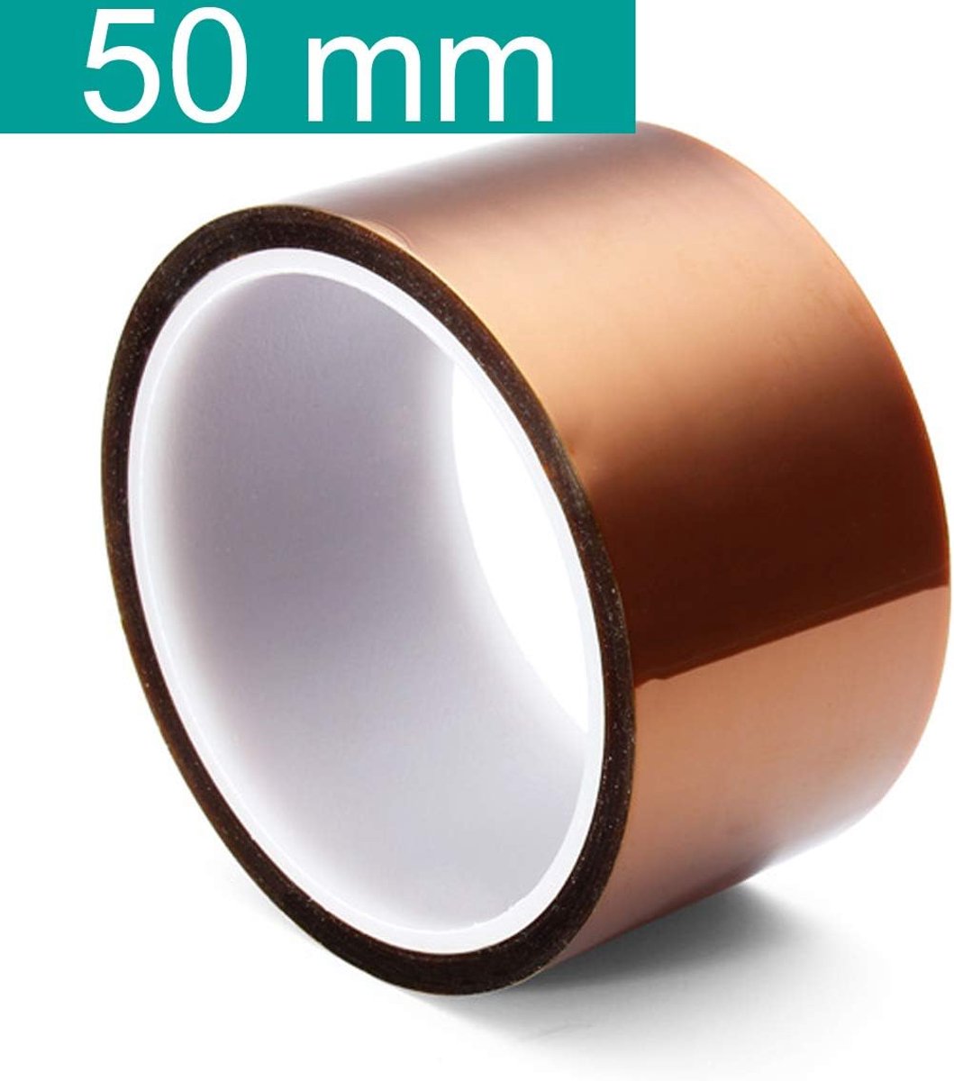 5 Size 5mm 10mm 20mm 30mm 50mm 30m BGA Film High Temperature Heat Resistant Polyimide Kapton Tape Gold Resistant Sticky - ShopVlot