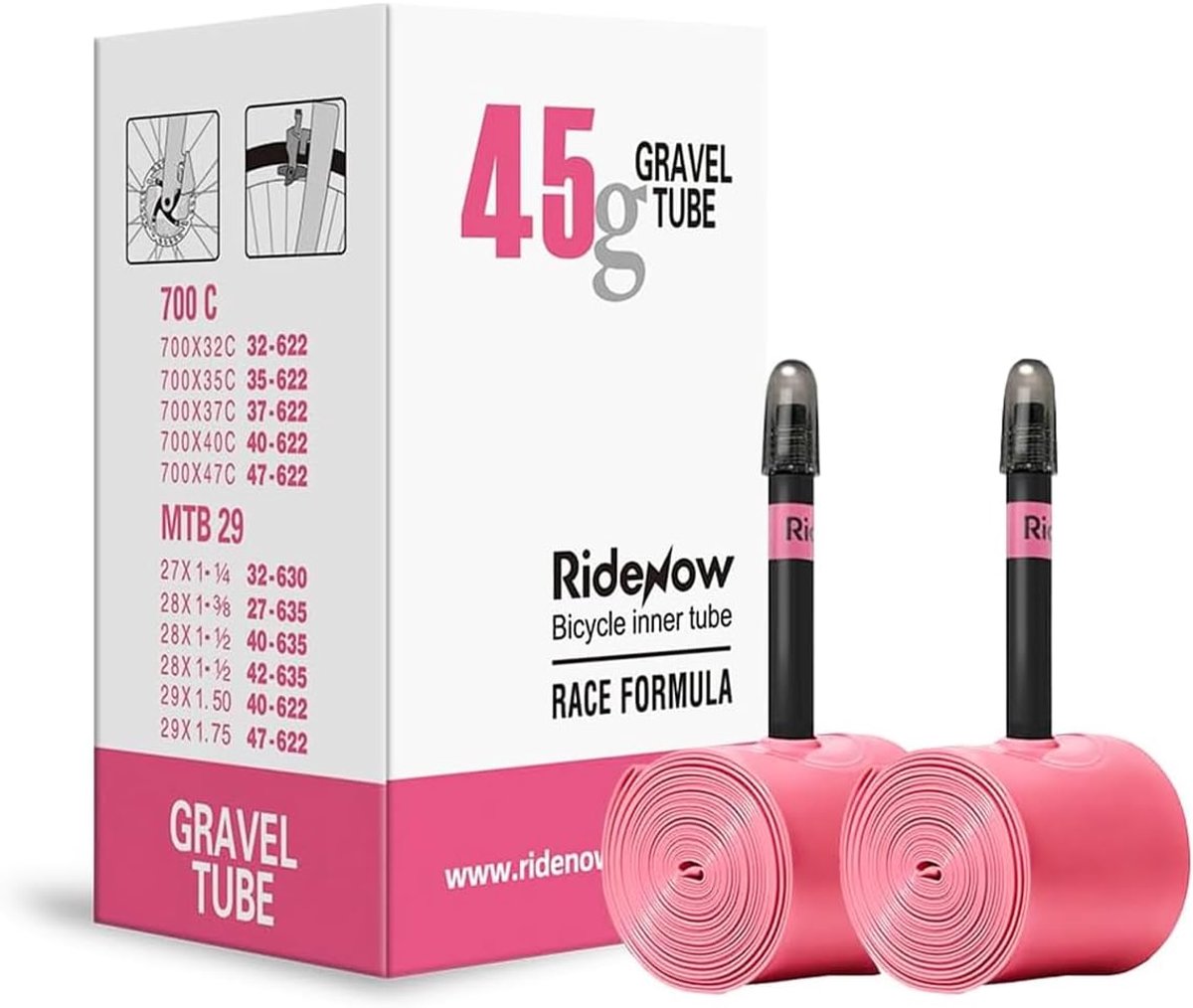 SnelShoppen - Set van 2 TPU binnenbanden - ultralichte 700 × 18-32C & 32-47C fietsbanden met SV (Sclaver/Presta) ventielen 45/65/85 mm - ideaal voor r