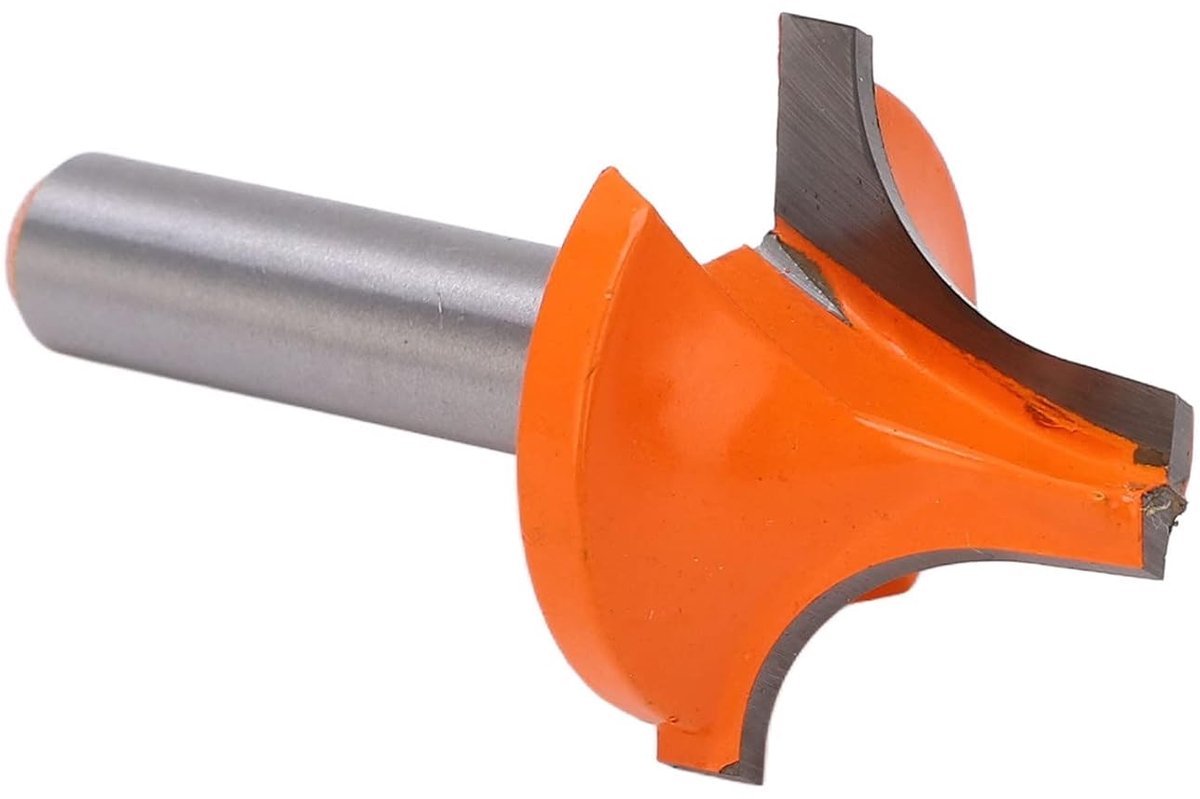 SnelShoppen - Rondover Freesbit 8mm Schacht Houtbewerkingsgereedschap voor Plinten Ring (8 X 28) - Verstelbare Diepte, Innovatieve Lager, Creatief en