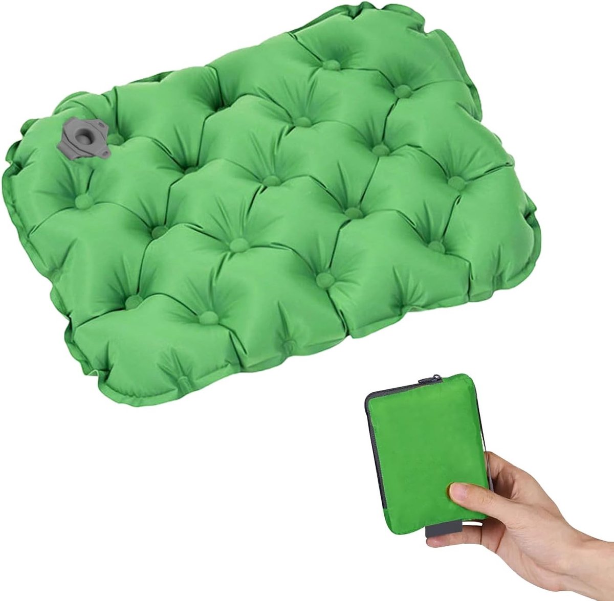 Opblaasbaar Kussen voor Stoelen, Ideaal voor Kantoor, Camping en Reizen, Lichtgewicht en Opvouwbaar, Drukverlichting en Comfort